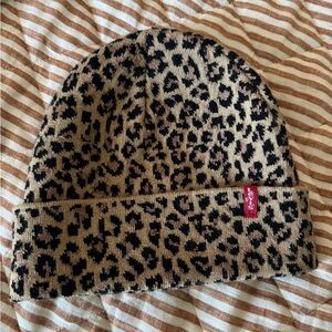 Levi's Leopard Print Levi’s Beanie